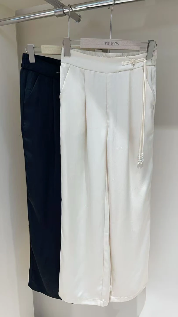 国风压花拖地裤A2BKZ1061