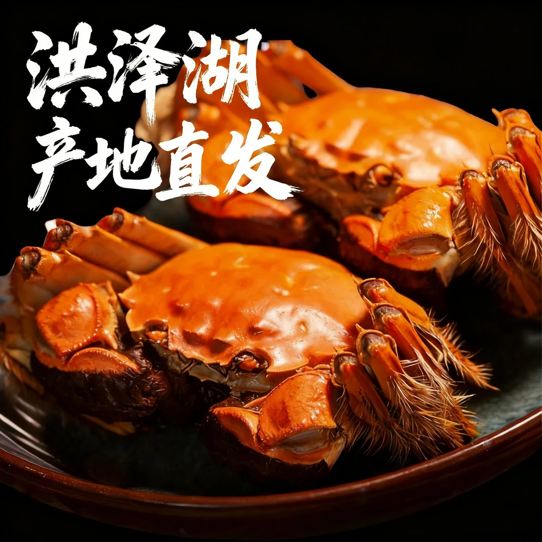 【活蟹】江苏大闸蟹全母蟹8只装10只装（2两2-2两6）洪泽湖螃蟹礼盒