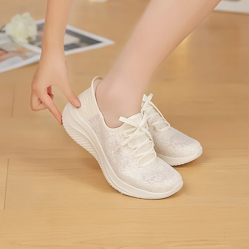 【蕙质兰心】斯凯奇夏季透气休闲鞋舒适防滑女鞋健步运动鞋150169