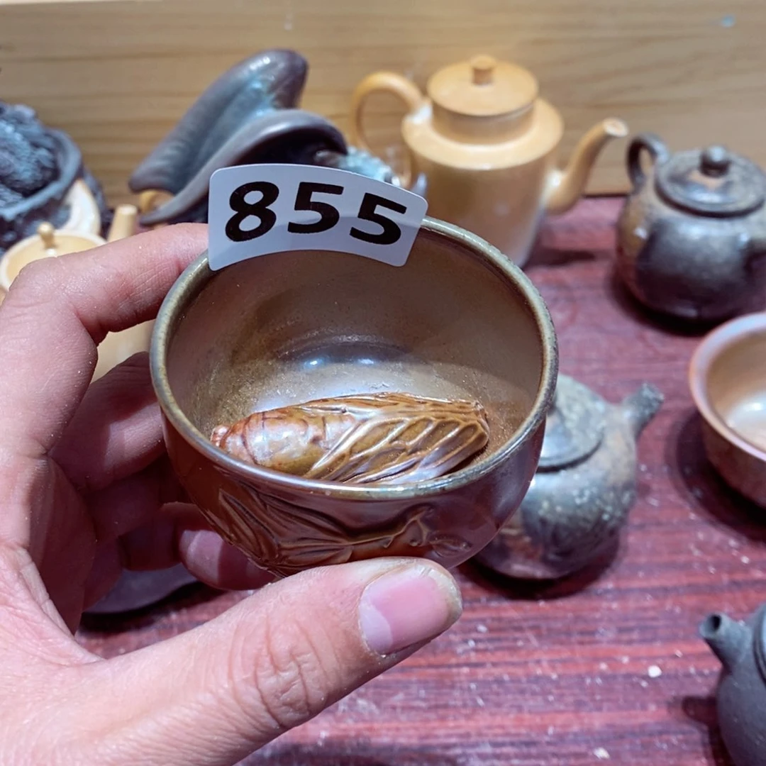 柴烧茶具陶瓷杯子