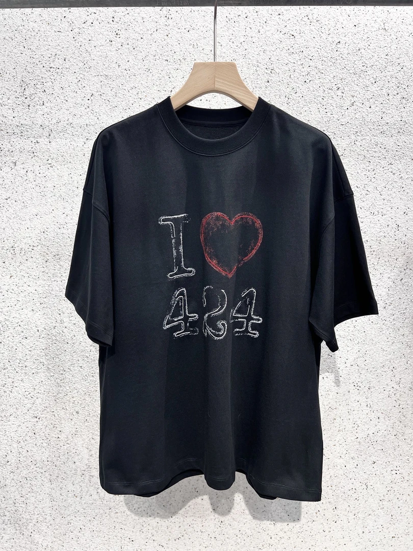 夏季男士刺绣爱心短袖 424刺绣爱心TM2514