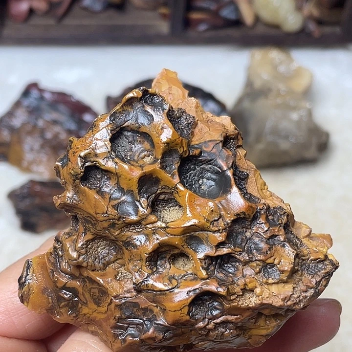 灵***虎石材戈壁牧民美石原石