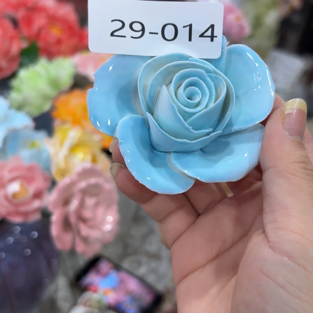 瑕疵2914 陶瓷花拍满20元发货，退款拉黑