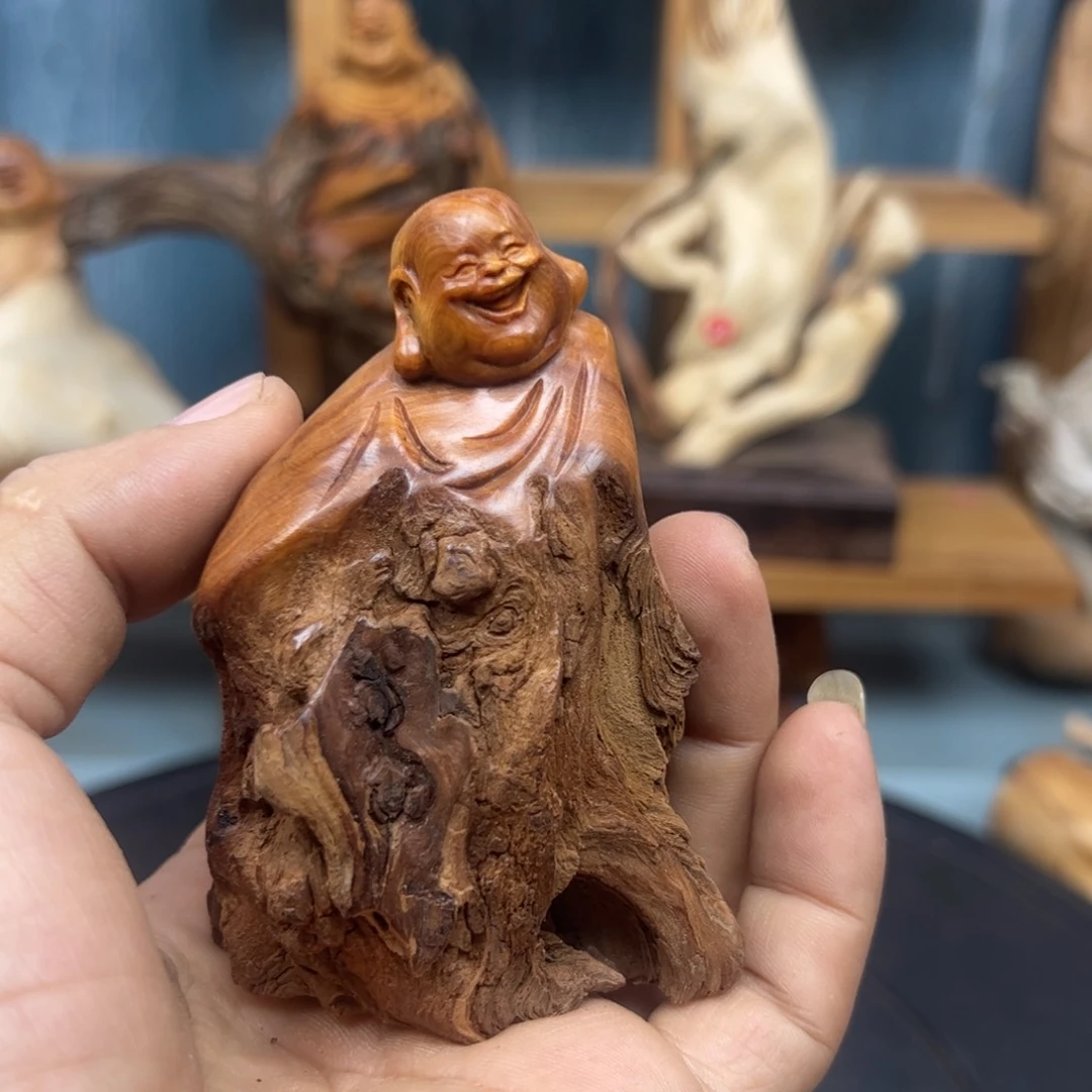 木大*崖柏木摆件手把件