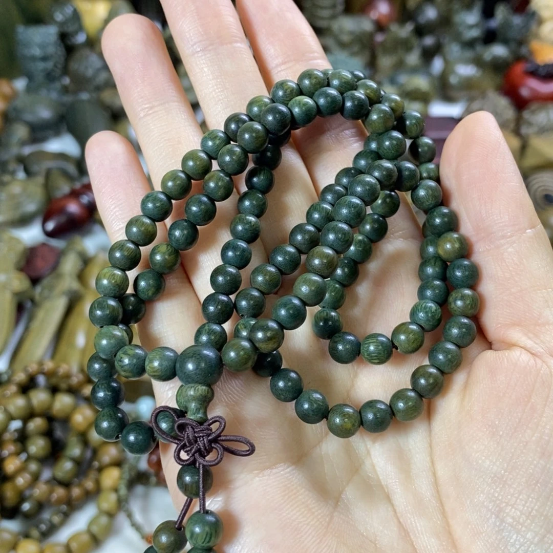 N***t木绿檀木料工艺品