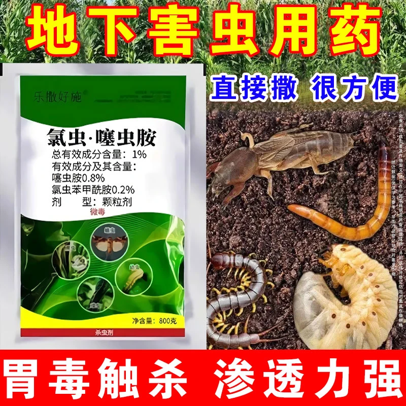 地下害虫杀虫剂氯虫噻虫胺颗粒剂地下害虫防治甘蔗地蔗螟除杀正品