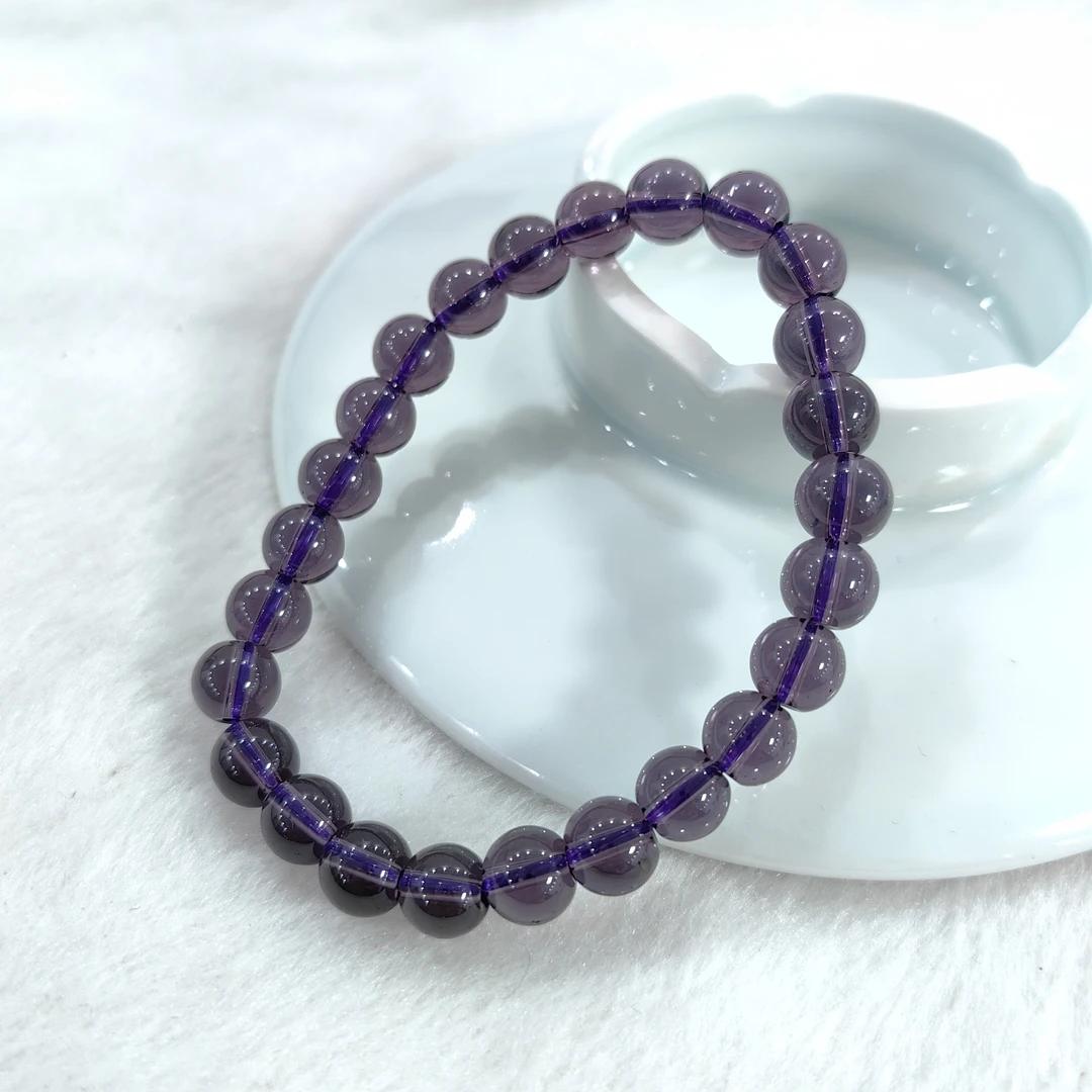 【大福珠宝严选】手链 巴西浓郁紫净体手串