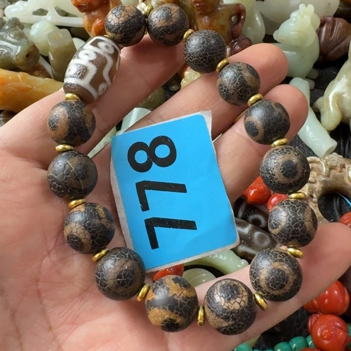 玛瑙/玉髓颈饰合金