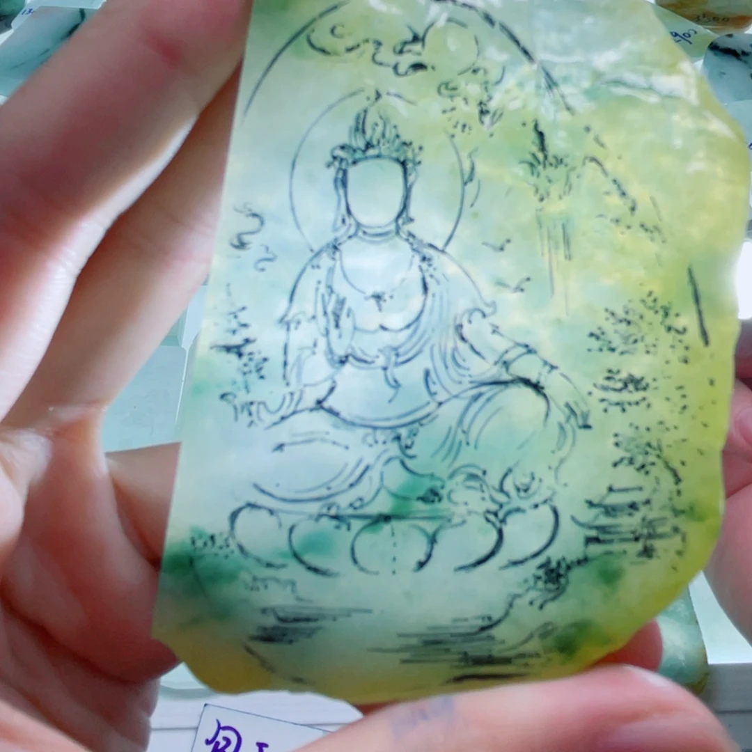 定制翡翠未镶嵌包工