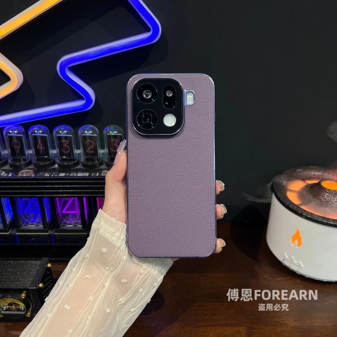 适用于oppofindx9pro手机壳oppofindx9真皮findx9防摔findx9pro