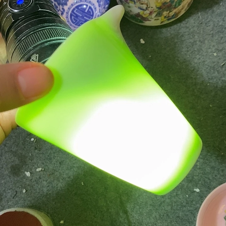 摆件陶绿稀土公道杯
