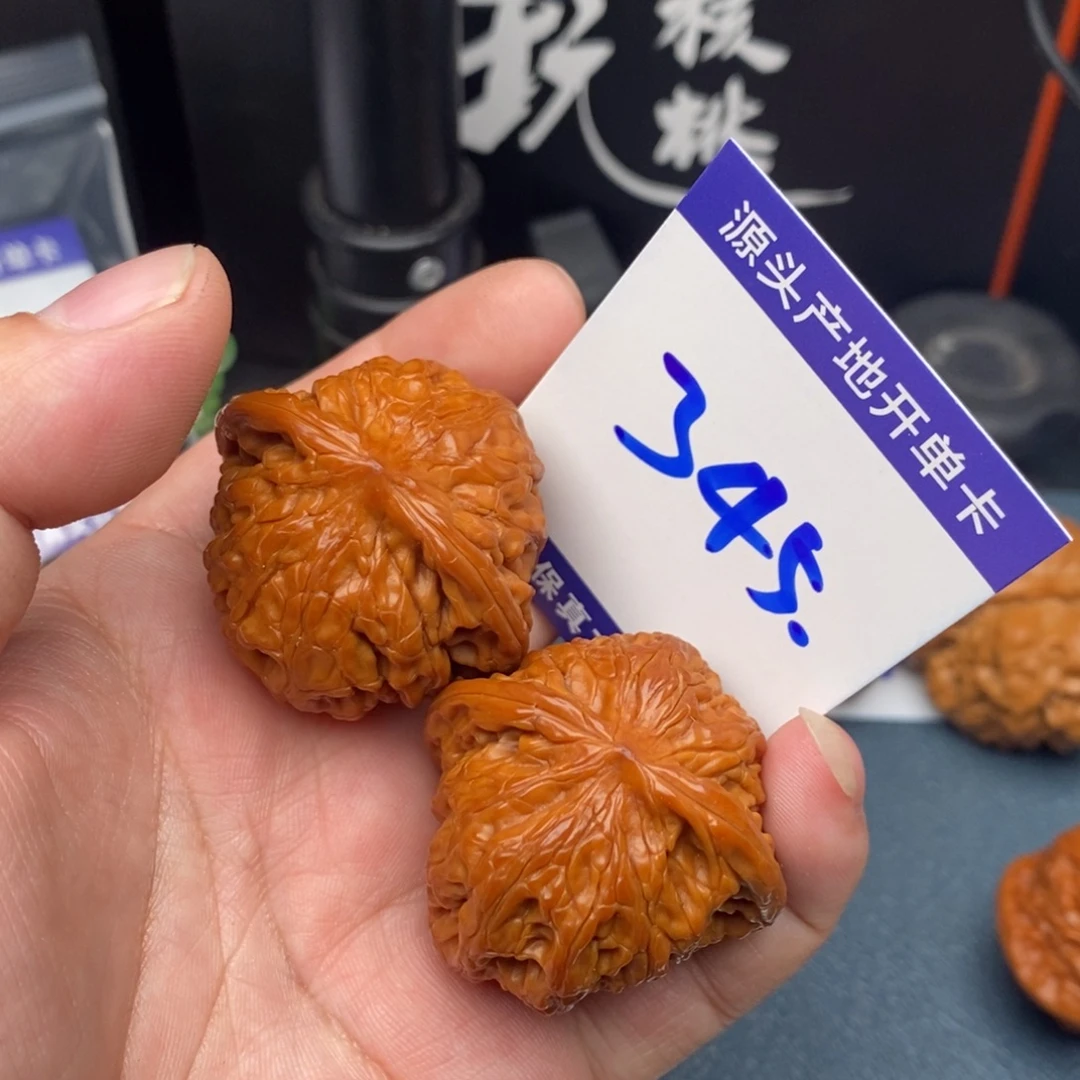 把件文玩核桃磨盘狮子头40