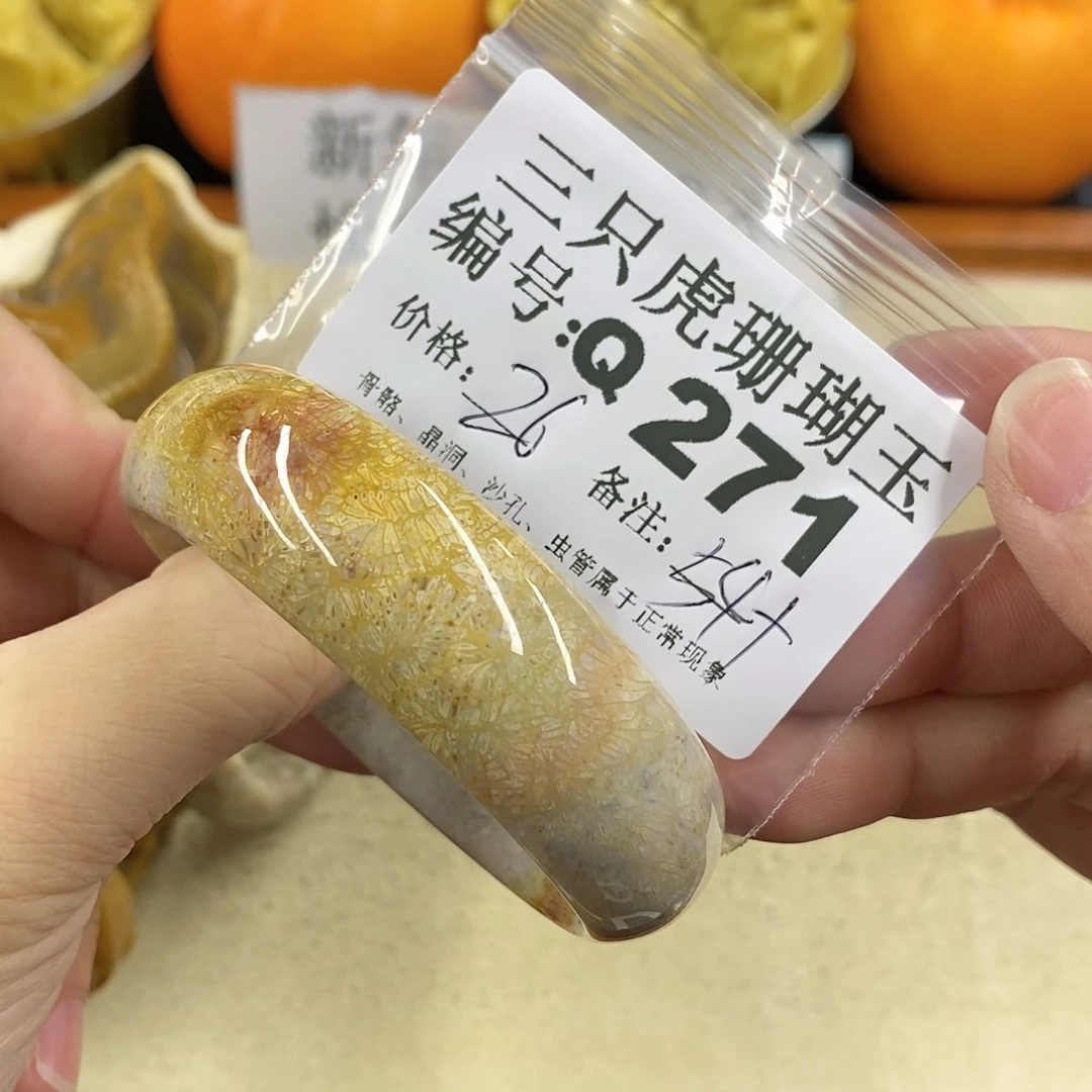 硅化珊瑚（珊瑚玉）1未镶嵌乌****子