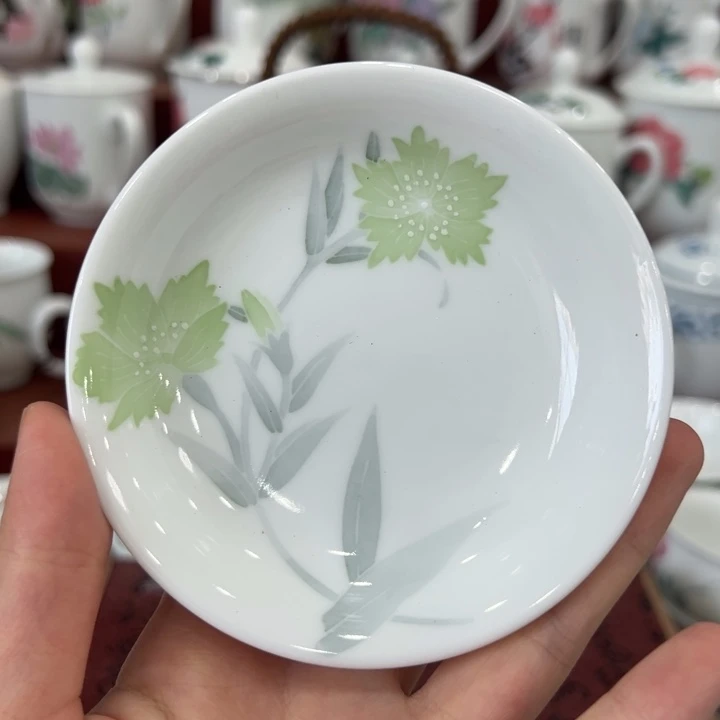 醴陵高温瓷釉下手绘10厘米