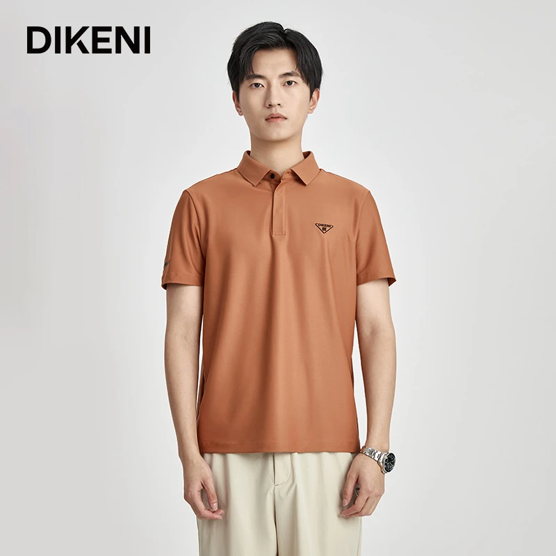 【反季清仓】迪柯尼夏季时尚短袖轻薄凉感T恤休闲Polo衫13425H242