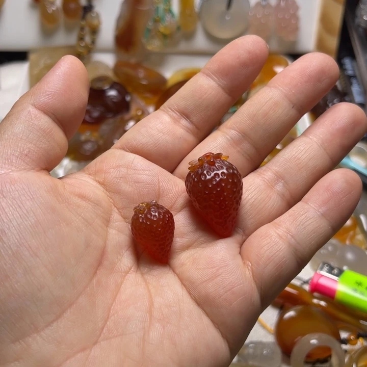 *****玛瑙/玉髓未镶嵌颈饰0010