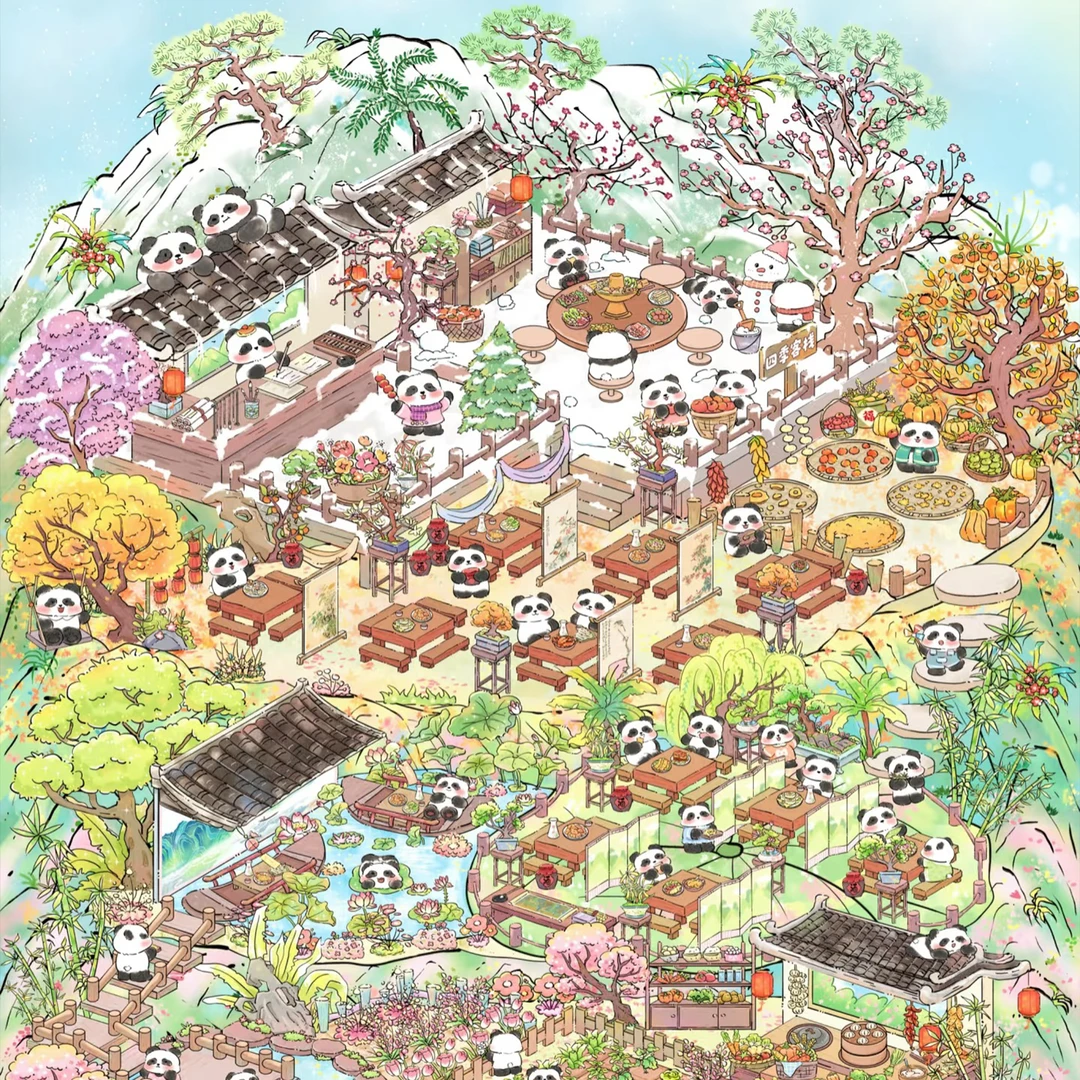 凯美极3.0梦幻岛屿造景贴纸大尺寸3d立体微缩场景合集本diy小屋