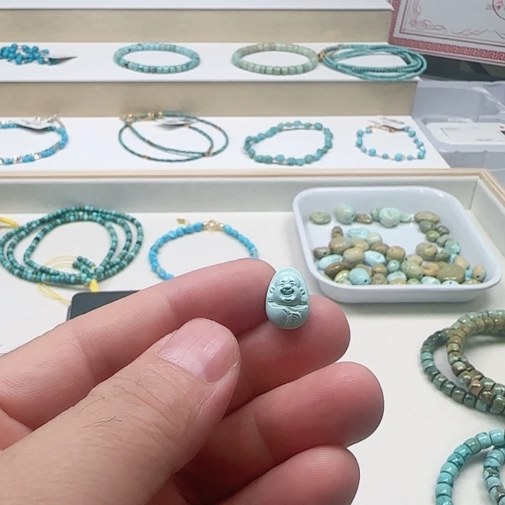 未镶嵌绿松石吊坠(不含链)