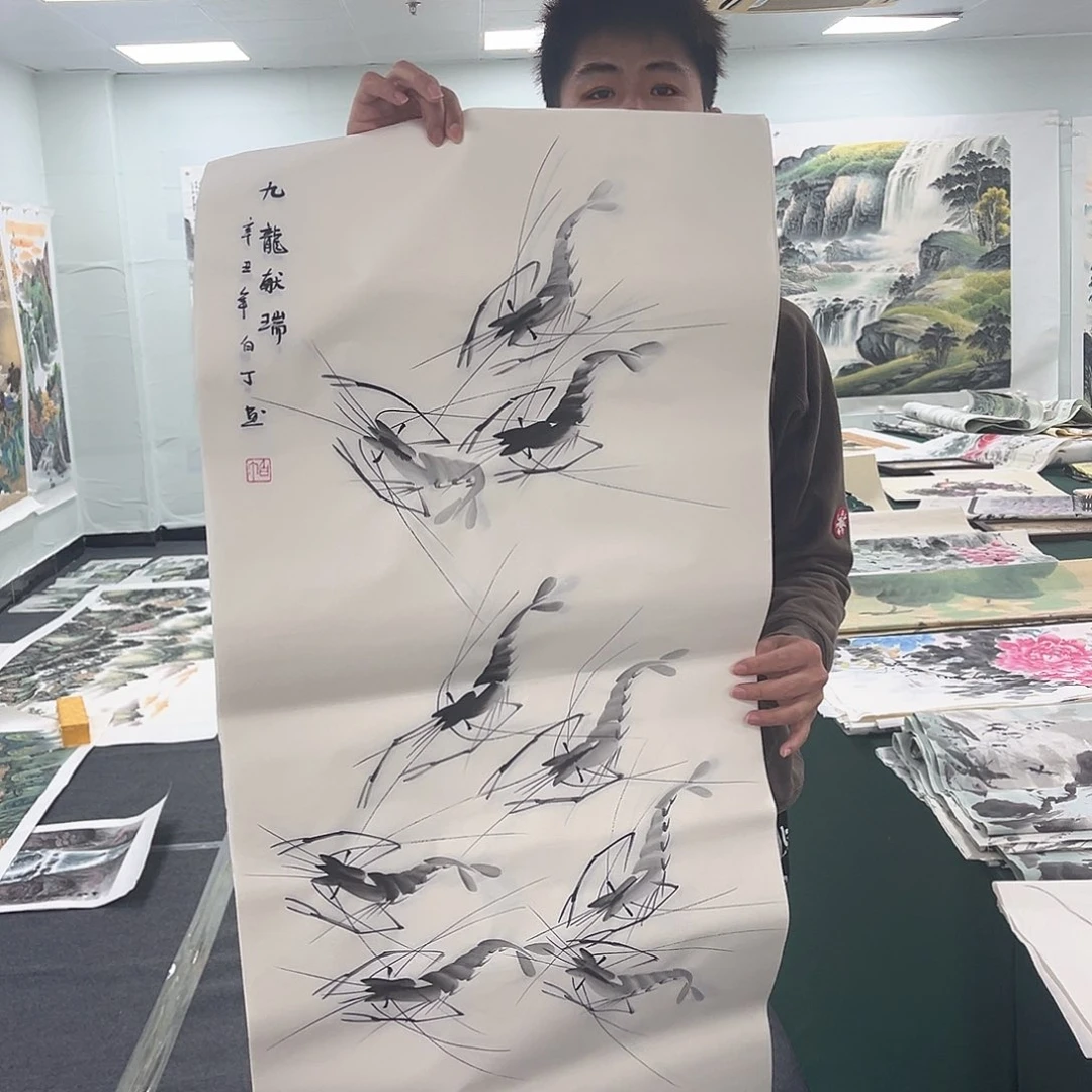 国画宣纸国画纯手绘作品