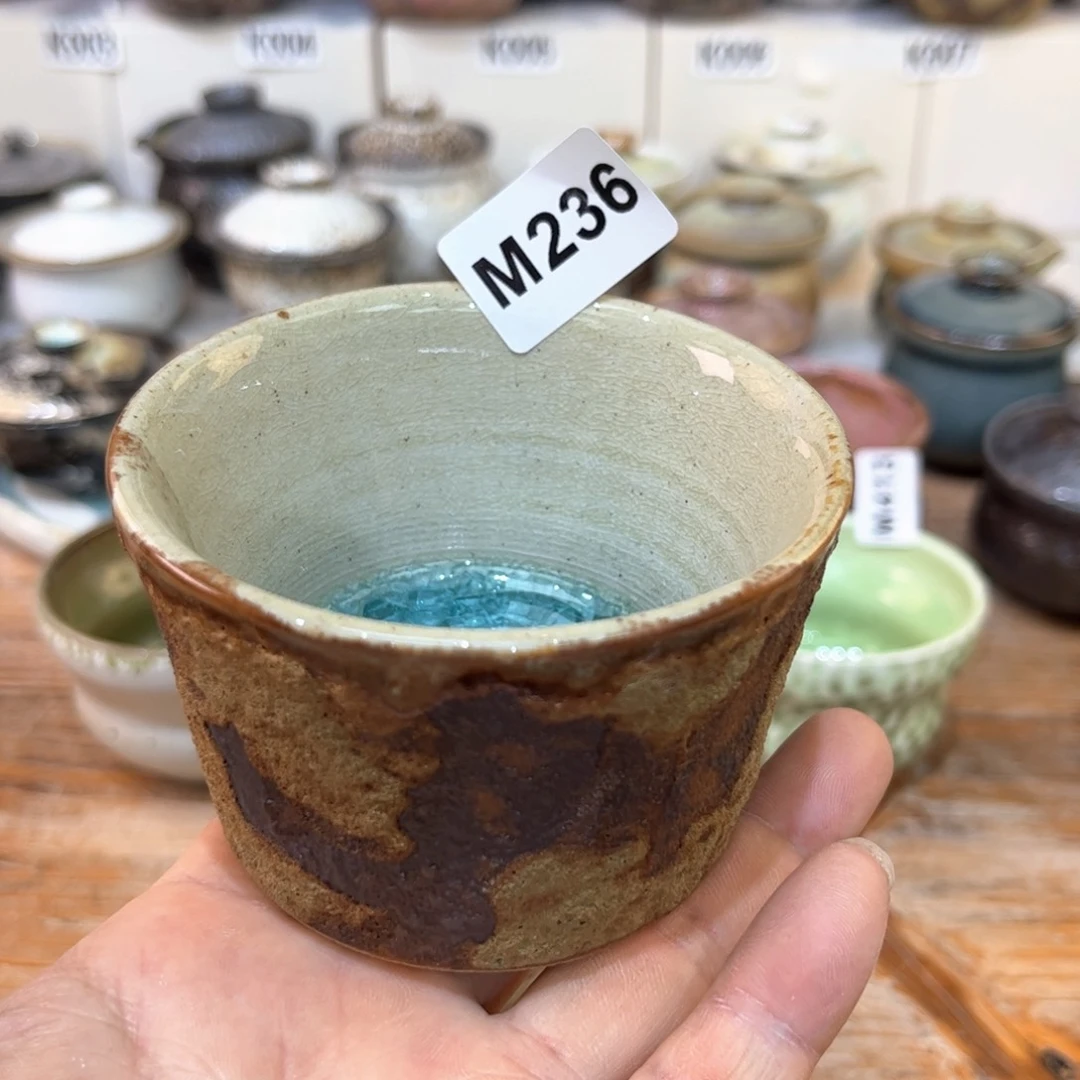 茶杯朱泥米*陶瓷艺术品