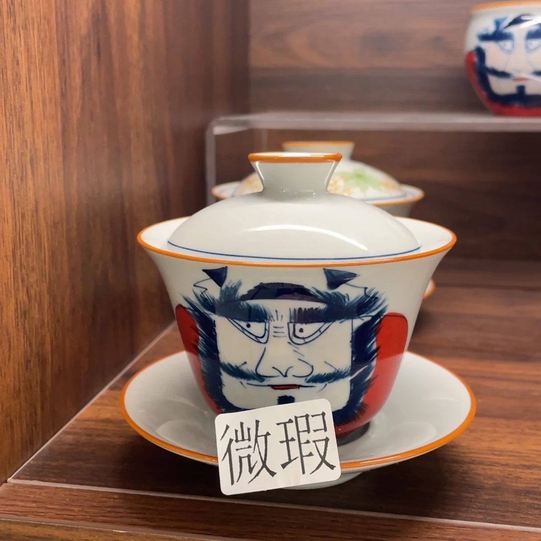 微瑕釉下彩纯手绘