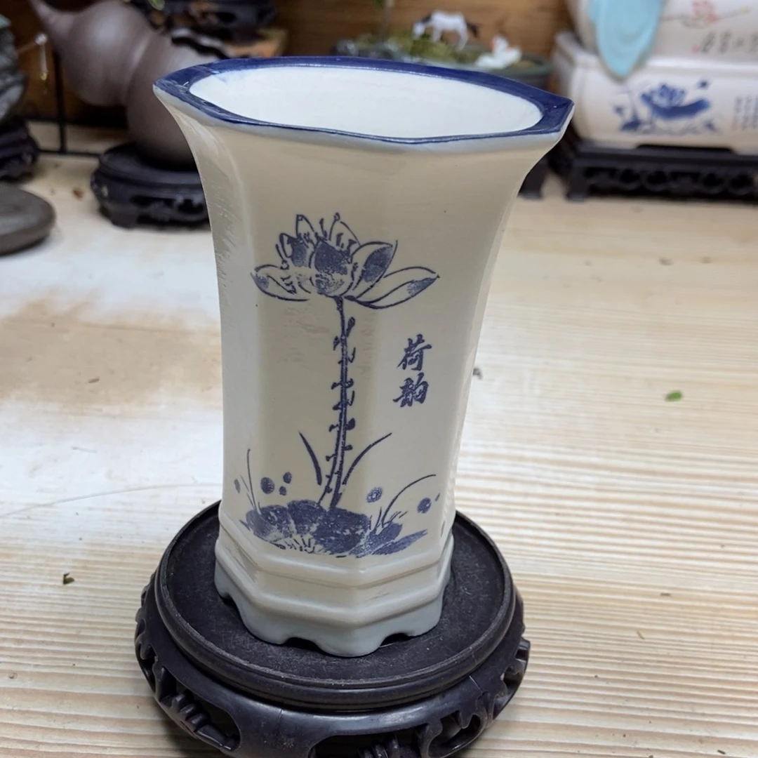 瓷片陶瓷花盆陶瓷艺术