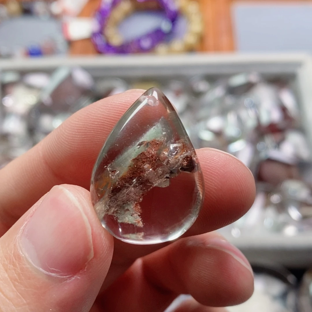 水晶未镶嵌吊坠(不含链)