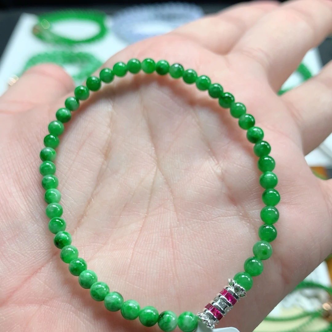 翡翠未镶嵌手链翡翠