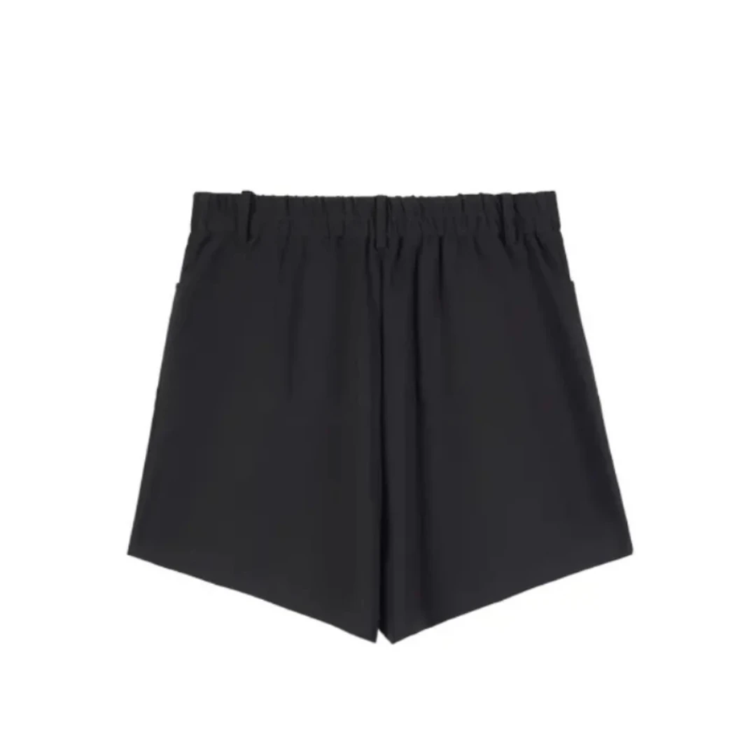 2025新款大码女时尚酷飒高腰修身显瘦显腿长针织短裤