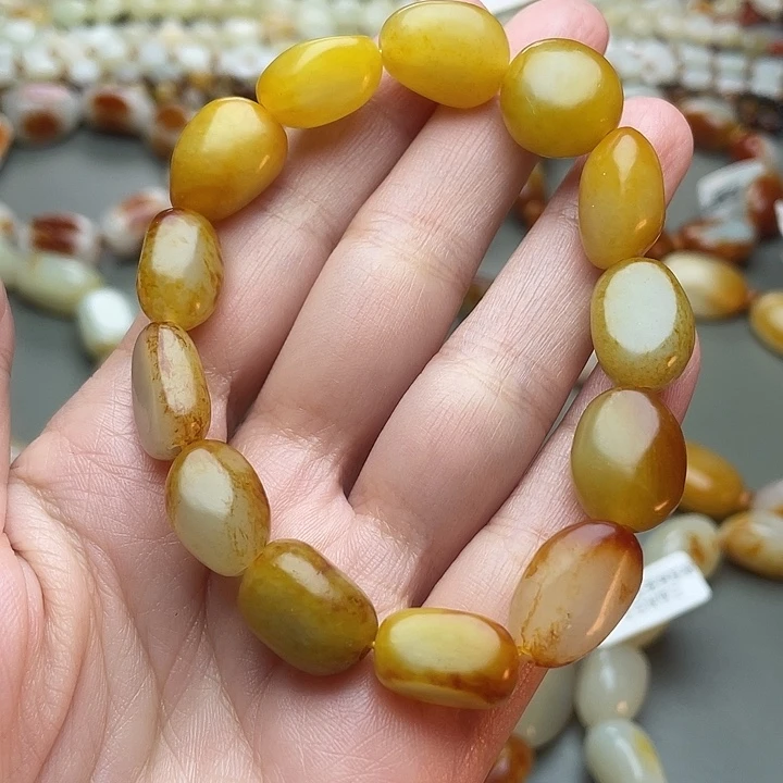 和田玉未镶嵌手链