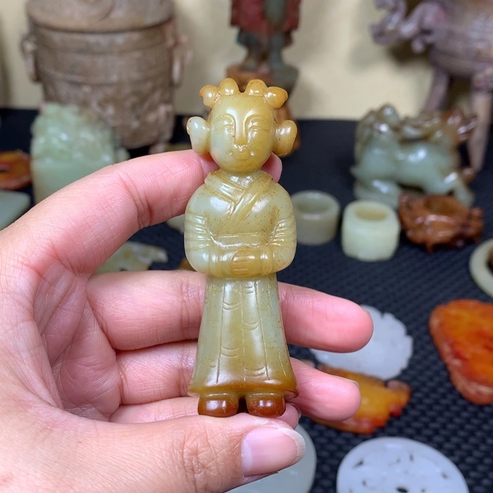 和田玉把件未镶嵌1*