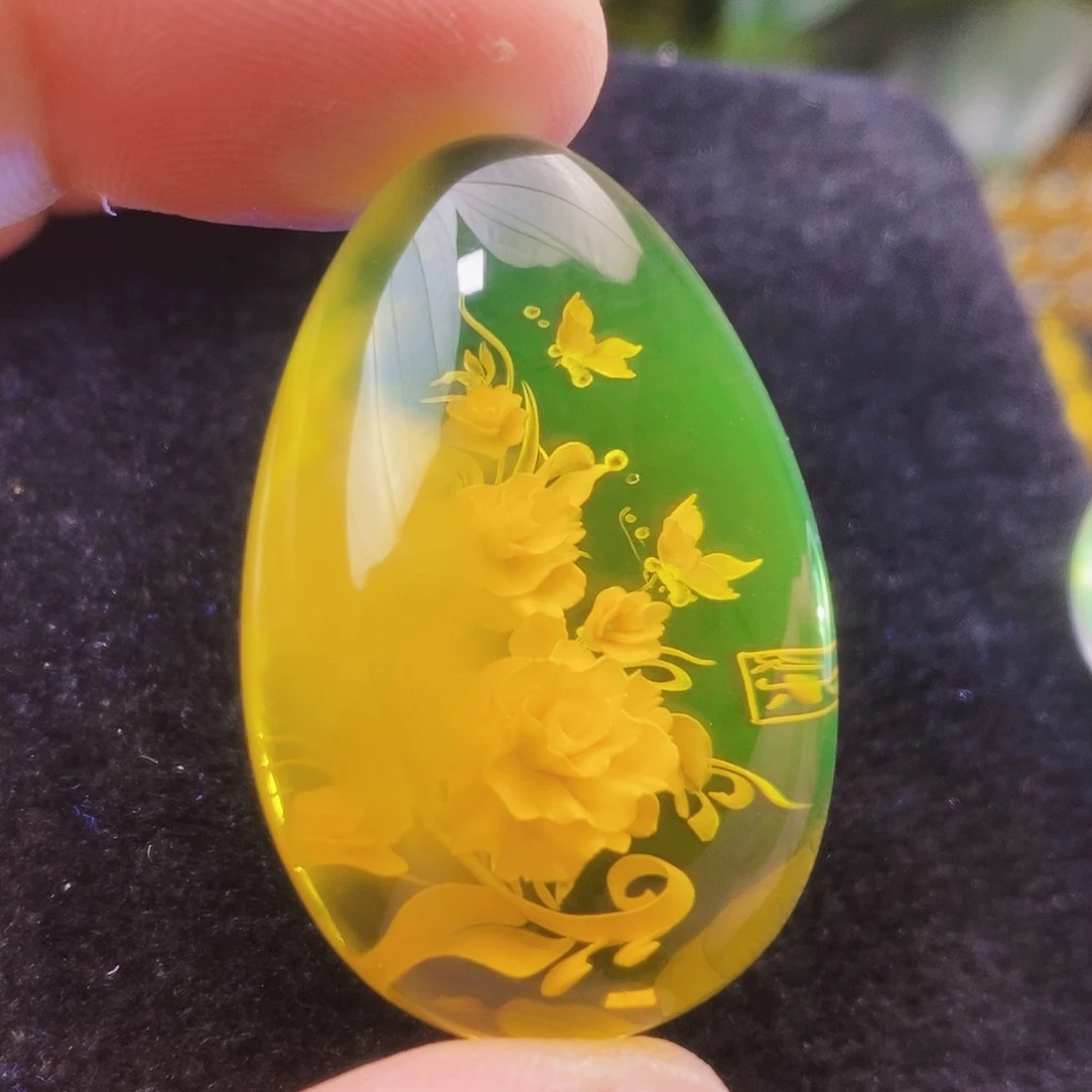 【闪购商品】金珀吊坠(不含链)未镶嵌