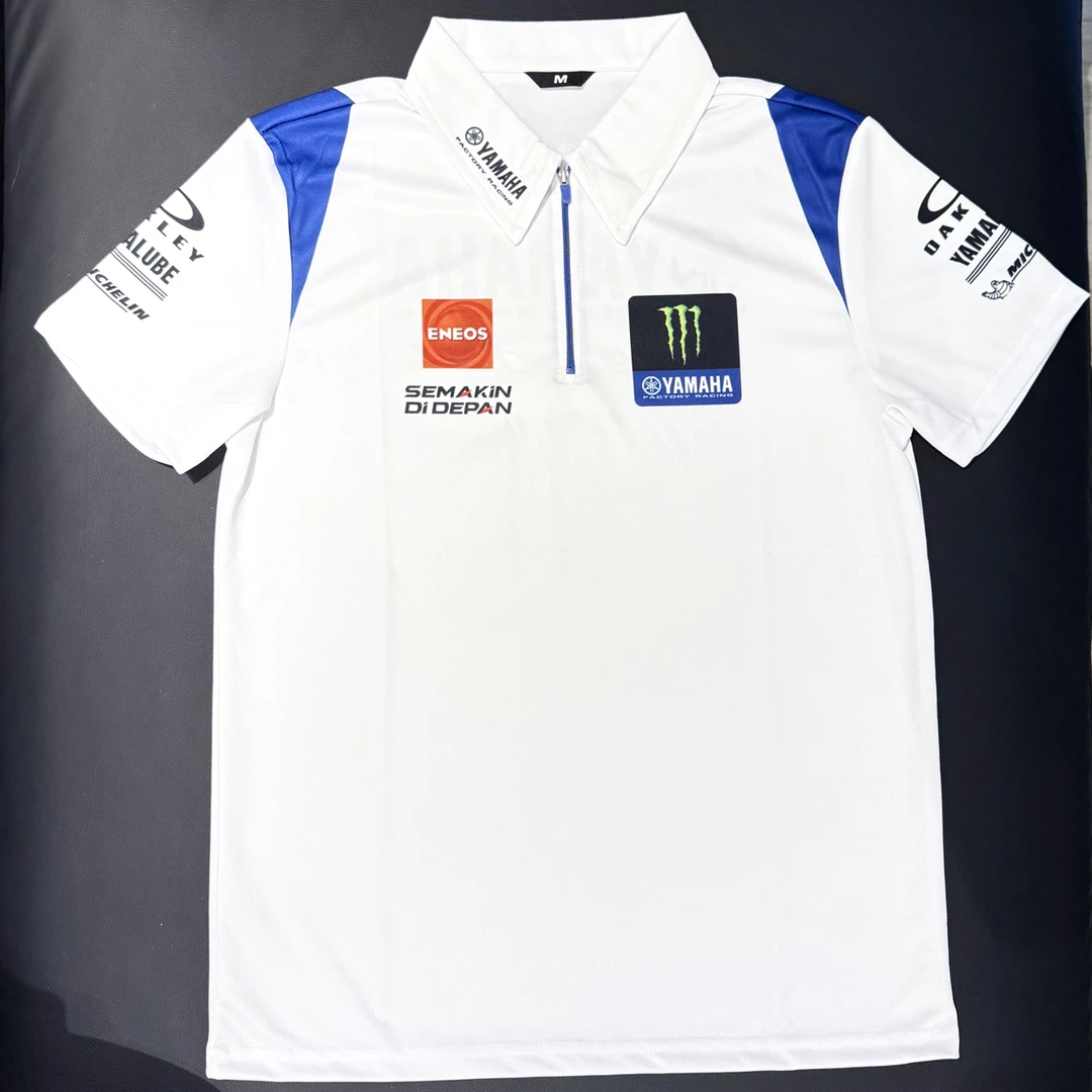 25爆款雅马哈摩托车夏季速干透气T恤厂队服MotoGP赛车T恤骑行短袖