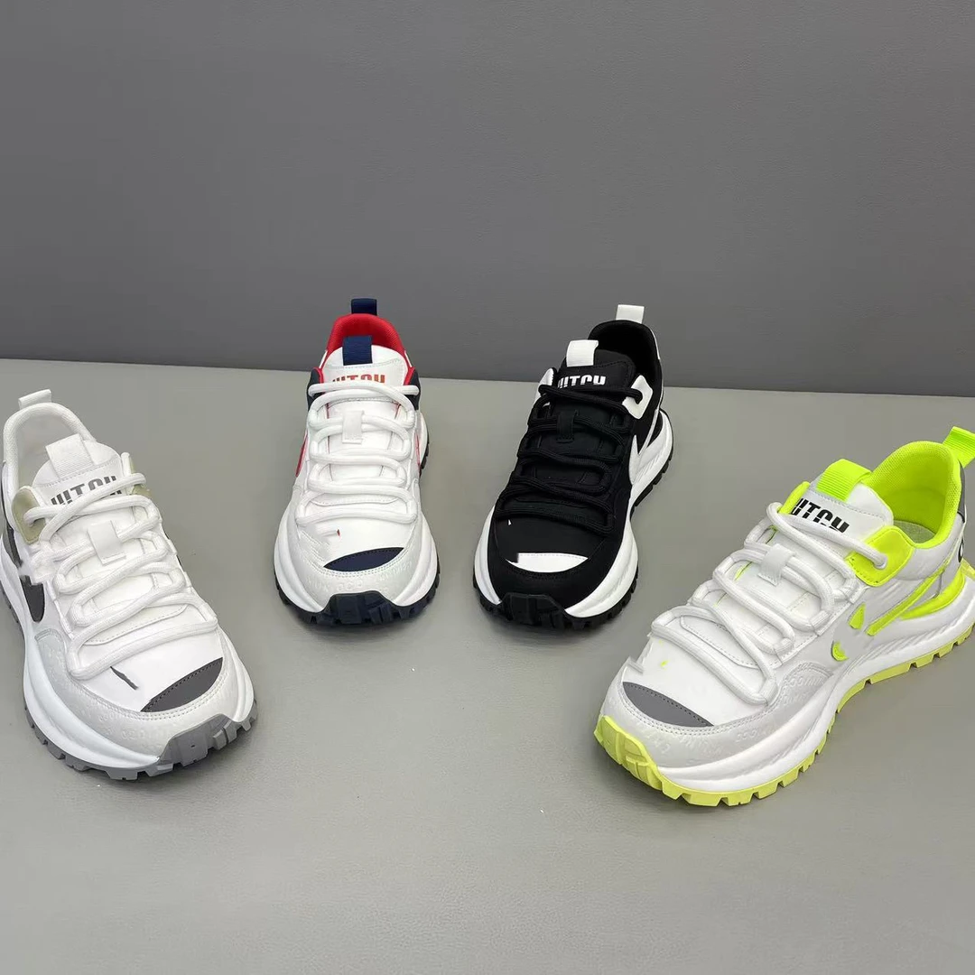 2025春季新款透气百搭休闲舒适男款运动休闲潮鞋小白鞋