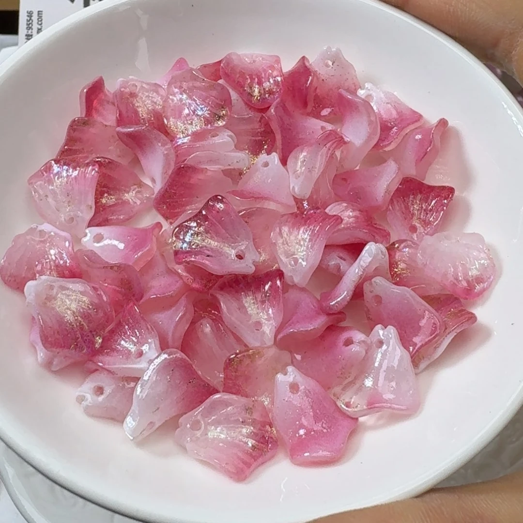 玻璃5号木槿花一百个