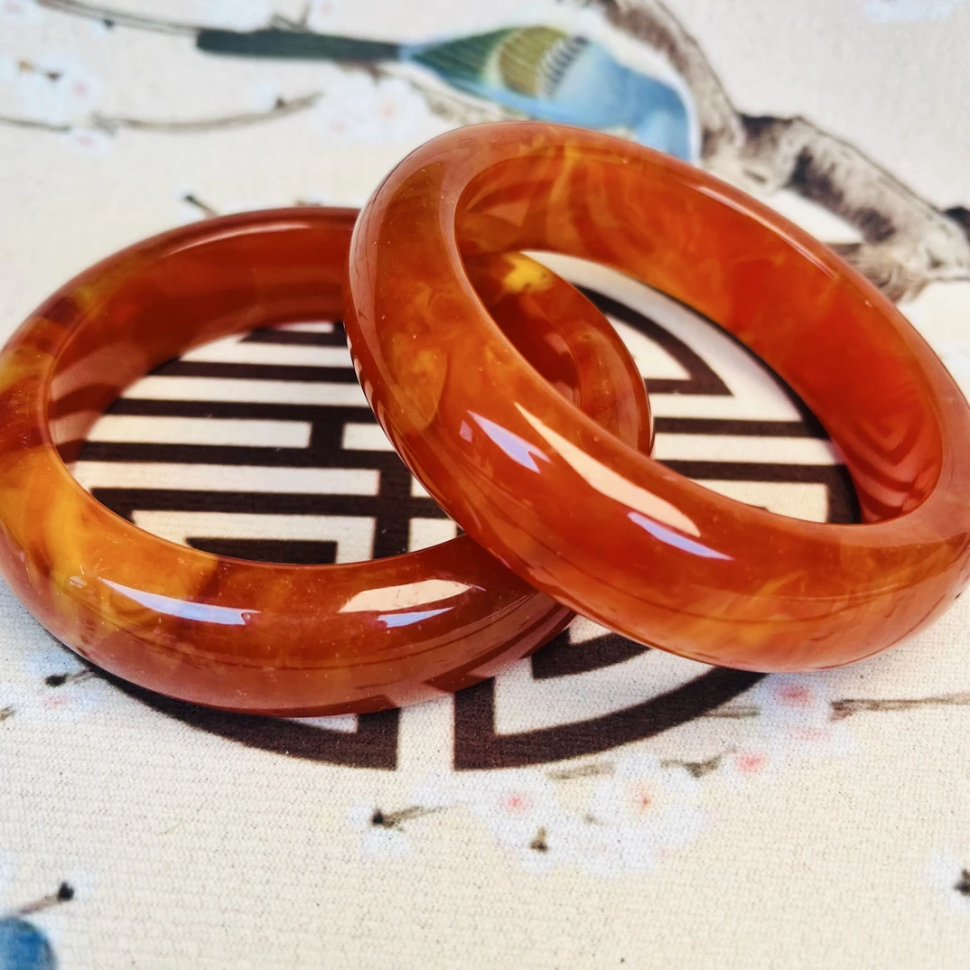 手镯 金药珀时尚紫杉醇手镯老料子2.0