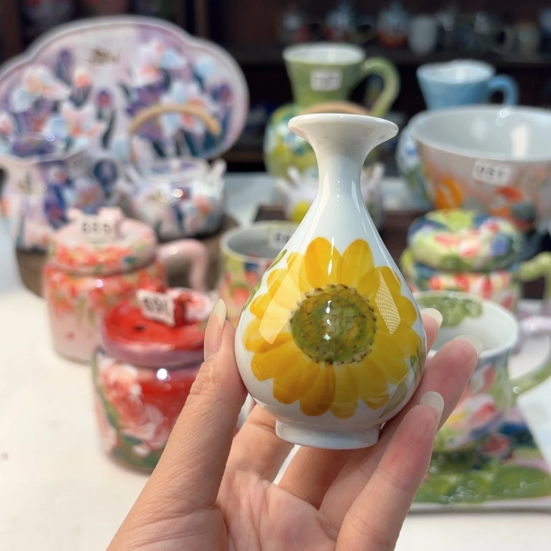 景德镇手绘高温釉下彩陶瓷茶具
