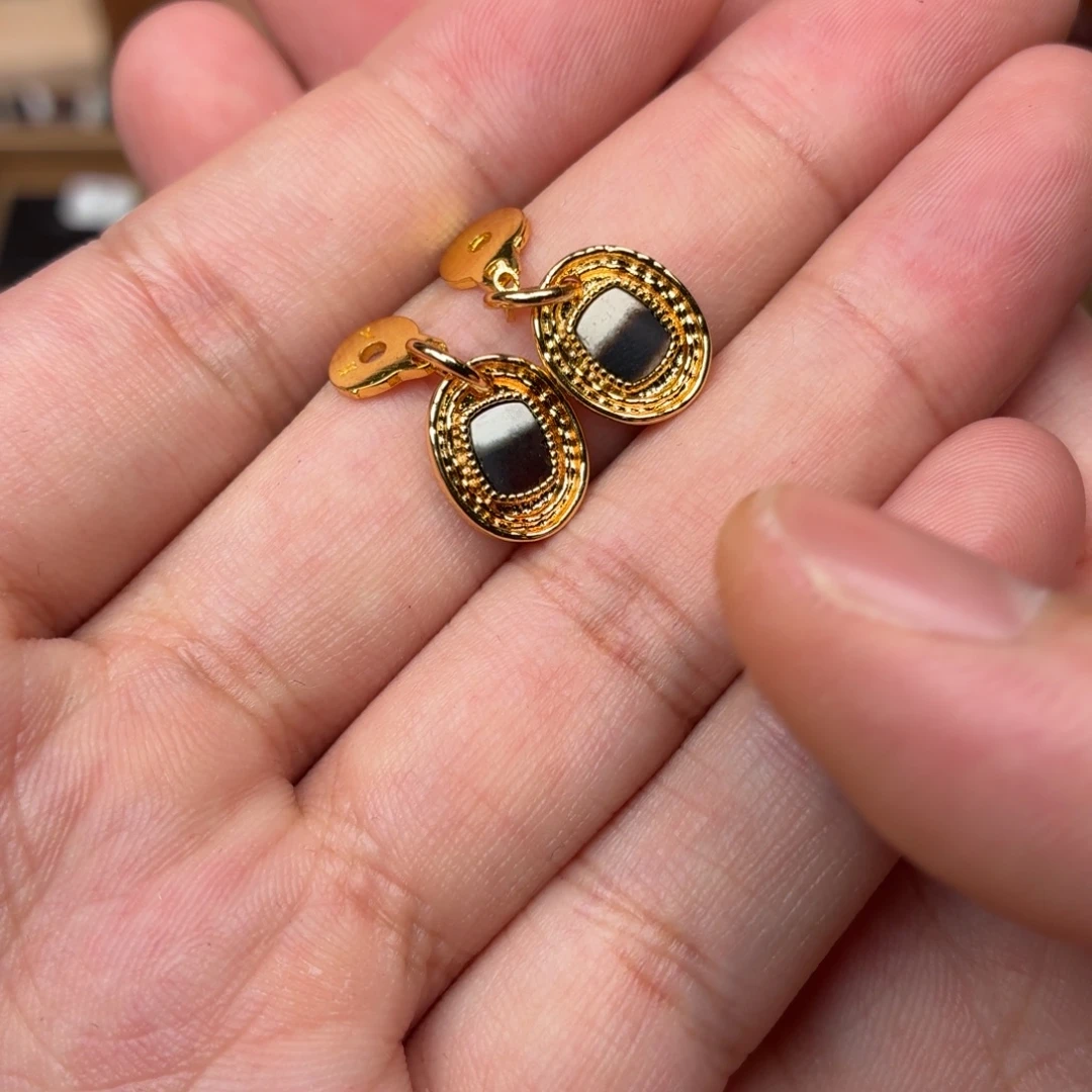 玛瑙/玉髓未镶嵌配饰黑白侧挂1号闪购