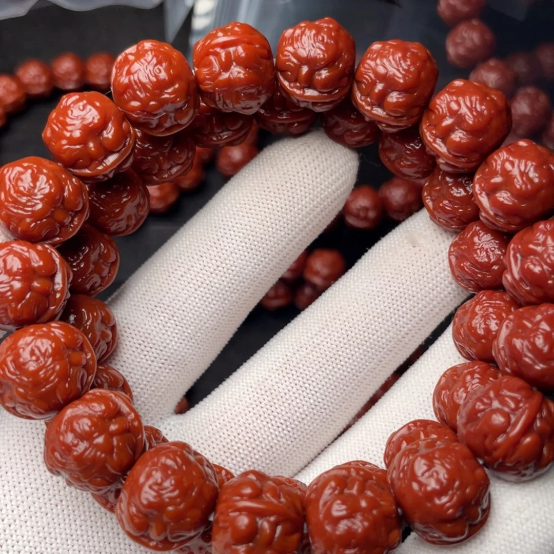 江***君手串猴头核桃蟾王