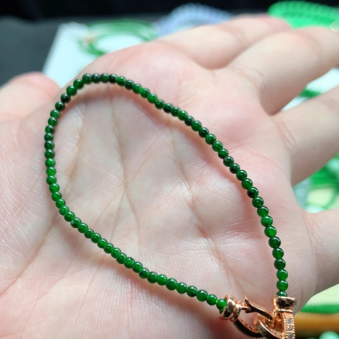 翡翠未镶嵌手链翡翠