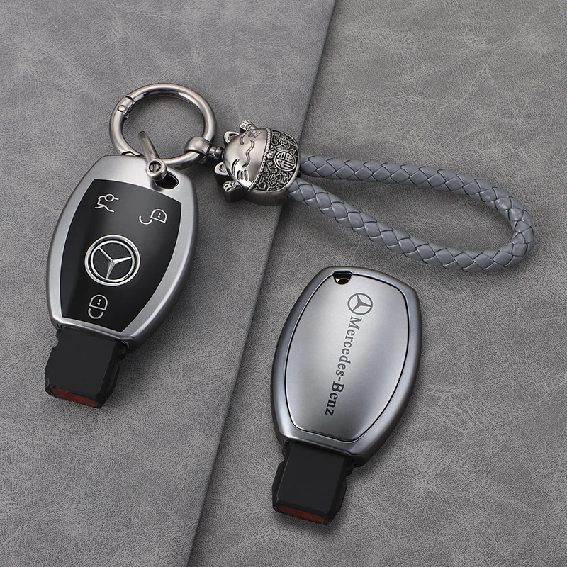 奔驰C260汽车钥匙套GLC300全包V级C200扣CLA/GLA220壳GLE350男女