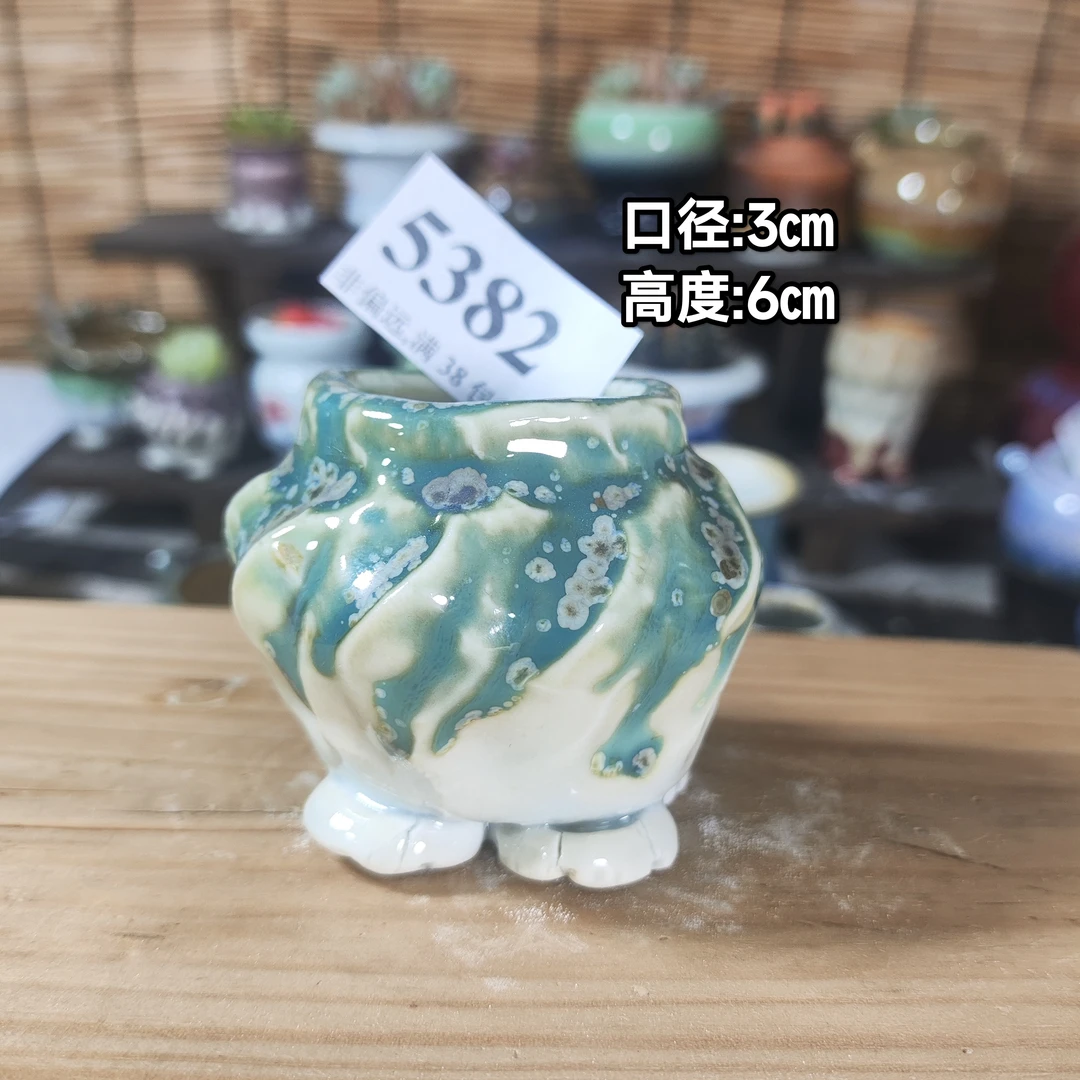 手工创意多肉花盆摆件迷你多肉花盆景德镇纯手工制做