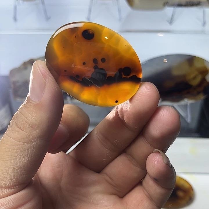 玛瑙/玉髓未镶嵌吊坠(不含链)