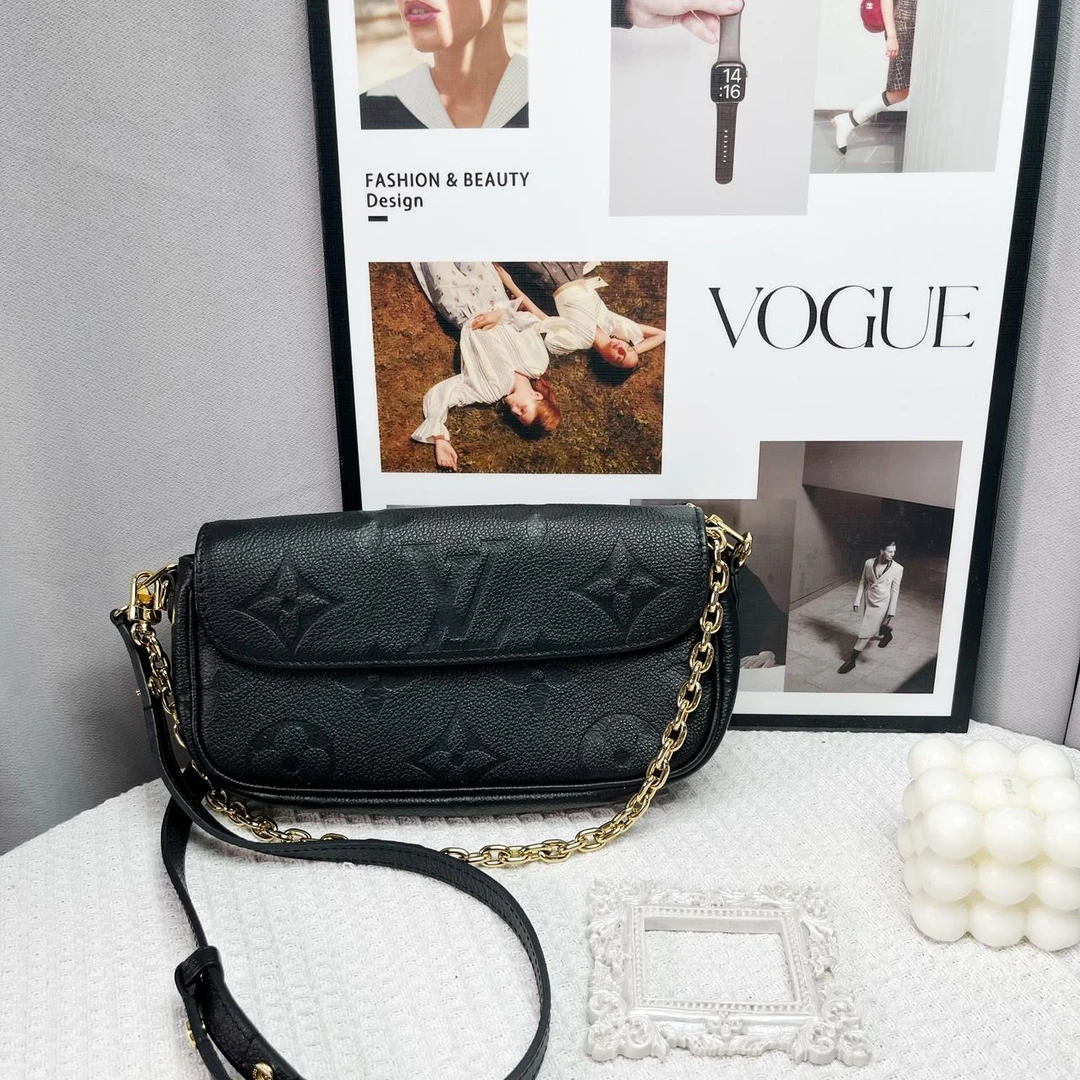 Lv全皮黑ivy 包39984334