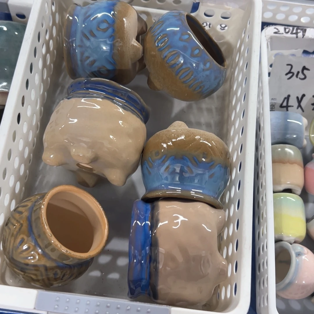 陶瓷多肉小花盆@@2075