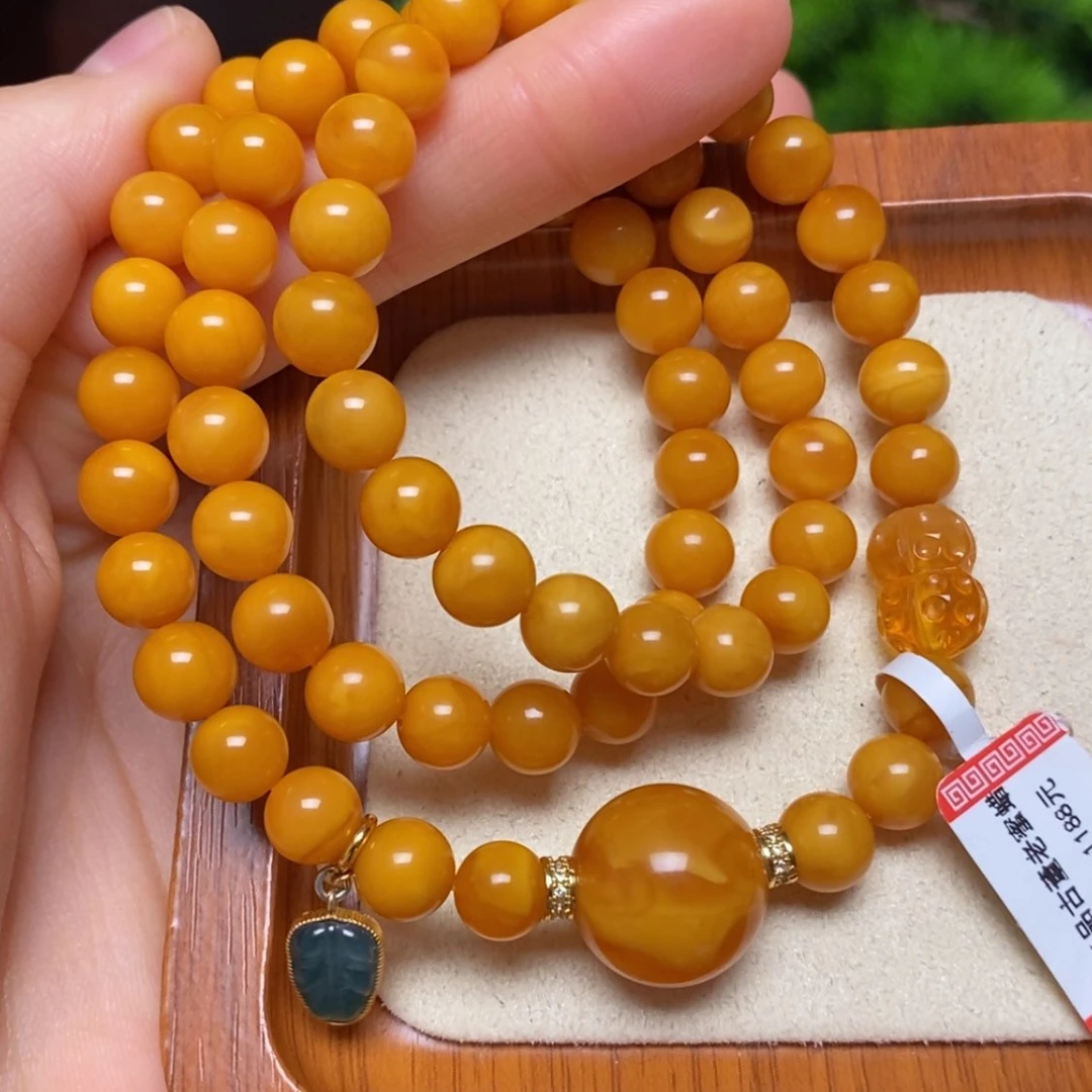 【闪购商品】未镶嵌蜜蜡手链手串