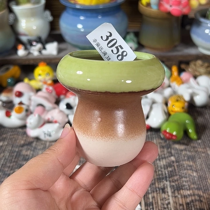 口5高7 手工花盆满30包邮