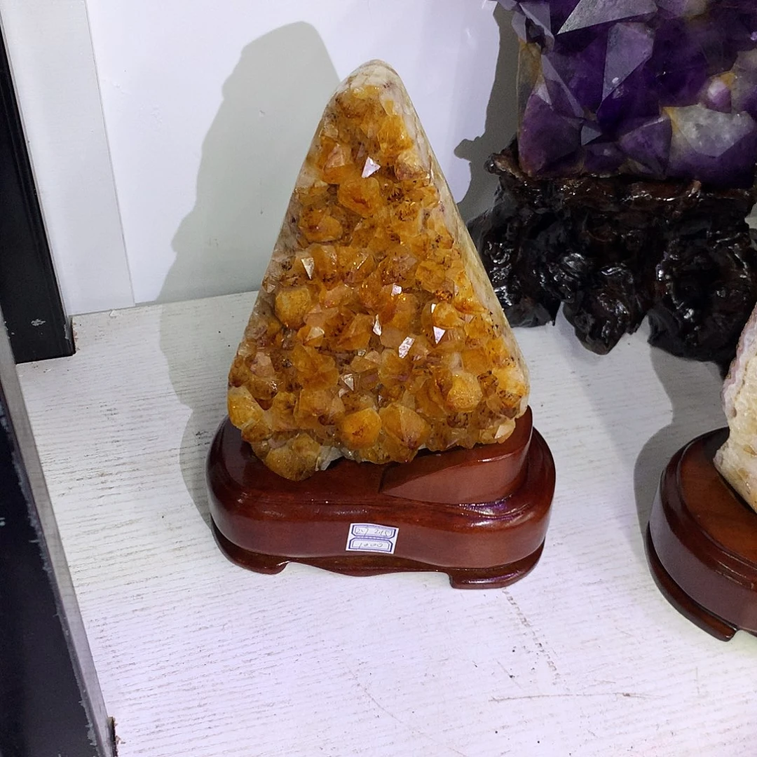 大型摆件（非配饰）未镶嵌水晶芳