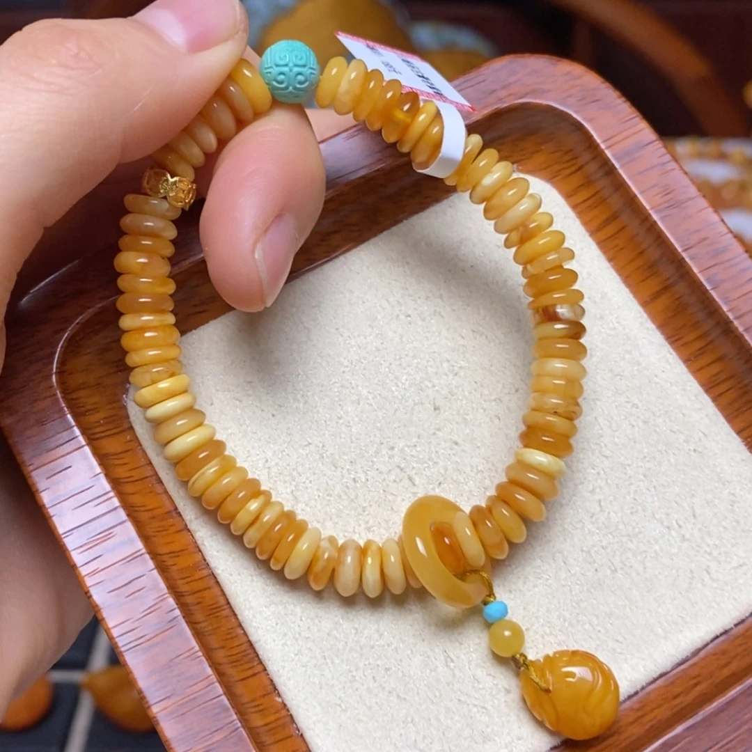 【闪购商品】蜜蜡手链未镶嵌手串