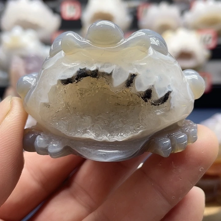 石材玛瑙金蟾摆件